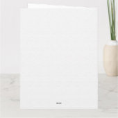 Elegant Gold Ramadan Iftar Einladung mit Foto (Rückseite)