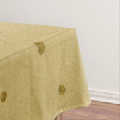 Elegant Gold Reindeer Gold Briefe Weihnachten Klei Tischdecke (Beispiel)