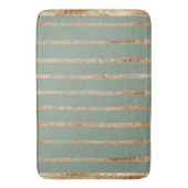Elegant Gold Sage Green Badematte (Vorderseite Vertikal)