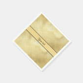 Elegant Gold Serviette (Ecke)