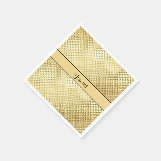 Elegant Gold Serviette (Ecke)