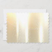 Elegant Gold Shiny Save the Date (Rückseite)