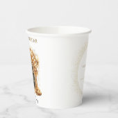 Elegant & Gold Silvester Party Paper Cups Pappbecher (Links)