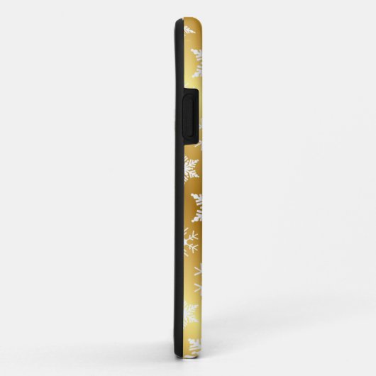 Elegant Gold Snow Flake iPhone Case (Hinten/Rechts)