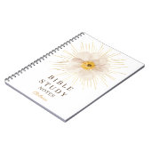 Elegant Gold Sunburst Personalized Bible Study Notizblock (Linke Seite)