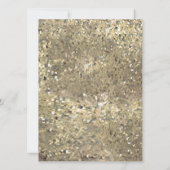 Elegant Gold Surprise 99th Birthday Invitation Einladung (Rückseite)