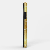 Elegant Gold Swirl iPhone Case (Hinten/Rechts)