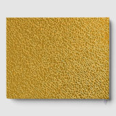 Elegant Gold Texture 10.5" x 8.25" Gästebuch (Rückseite)