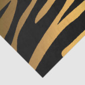 Elegant Gold Tiger Seidenpapier (Ausschnitt)