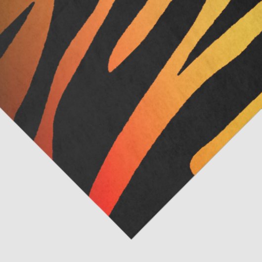 Elegant Gold Tiger Seidenpapier (Ausschnitt)