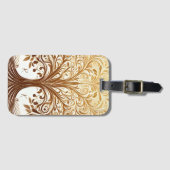 Elegant Gold Tree of Life Celebration Spiritual Gepäckanhänger (Vorderseite (Horizontal))