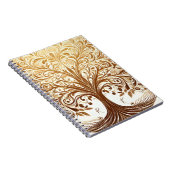 Elegant Gold Tree of Life Spiritual Celebration Notizblock (Rechte Seite)