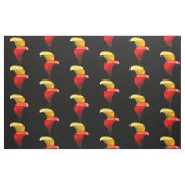 Elegant Gold und Crimson Calla Lilies Stoff (Yard (91,4 cm))