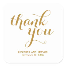 Elegant Gold Vielen Dank für Ihre Unterstützung