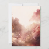 Elegant Gold Vintage Maroon Indian Wedding Einladung (Rückseite)