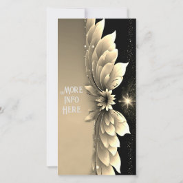 Elegant Gold Wedding Einladungen