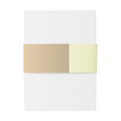 Elegant Gold Wedding Einladungsbanderole (Rückseitenbeispiel)