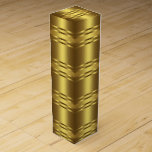 Elegant Gold Weinbox<br><div class="desc">Schöne Goldweinbox. Sie können Text im Schriftart Ihrer Wahl hinzufügen,  ein Band oder einen Bogen oder andere Verzierungen zu dieser eleganten Goldweinbox hinzufügen.</div>