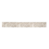 Elegant Gold White Chic Damask Satinband (Vorderseite)