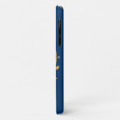 Elegant Golden B Letter Monogram Case-Mate iPhone Hülle (Hinten/Links)