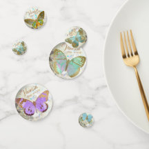 Elegant Golden Butterfets Personalisierter Name Da