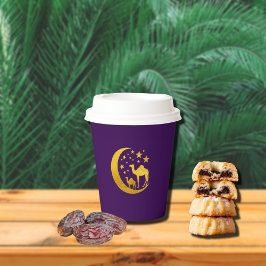 Elegant Golden Camel Pappbecher