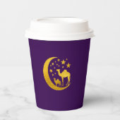 Elegant Golden Camel Pappbecher (Vorderseite)