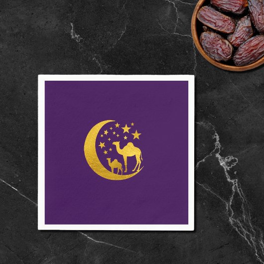 Elegant Golden Camel Serviette