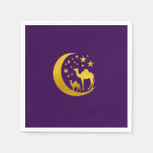 Elegant Golden Camel Serviette (Vorderseite)