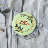 ELEGANT GOLDEN FALL FOLIAGE WREATH ERNTEDANK BU BUTTON (Beispiel)