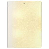 Elegant Golden Floral Vine clipboard  Klemmbrett (Rückseite)