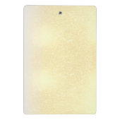 Elegant Golden Floral Vine mini clipboard  Klemmbrett (Rückseite)