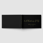 Elegant Golden Foil Piazza della Riforma Gästebuch (Voll)