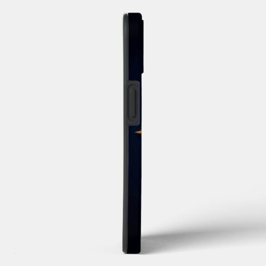 Elegant Golden K Letter Monogram Case-Mate iPhone Hülle (Rückseite / Rechts)