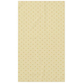 Elegant Golden Polka Dots auf Champagner Beige Tischdecke (Vorderseite)