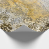 Elegant golden textured design for all projects geschenkpapier (Ecke)