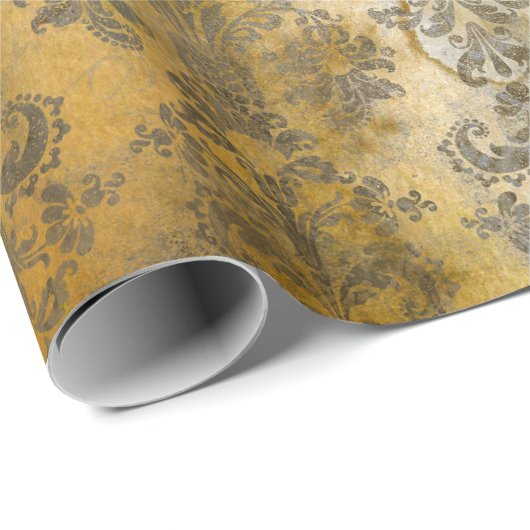 Elegant golden textured design for all projects geschenkpapier (Rolleneckpunkt)