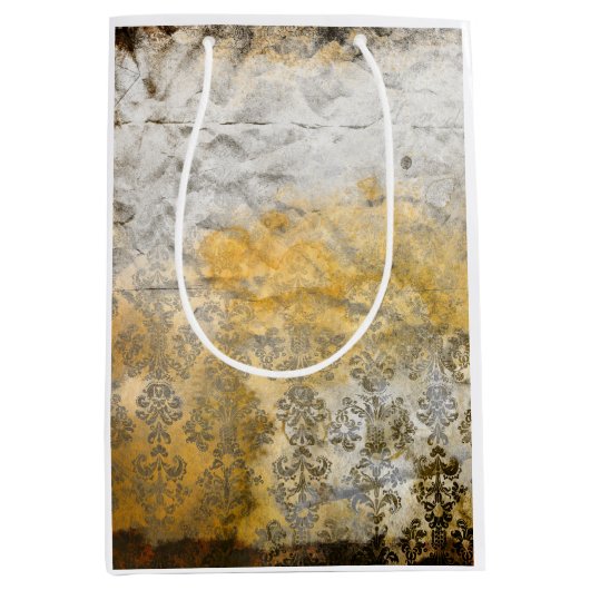 Elegant golden textured design for all projects mittlere geschenktüte (Vorderseite)