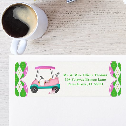 Elegant Golf Cart Ready For Baby Shower