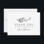 Elegant Golf Theme 50th Birthday Dankeskarte<br><div class="desc">Eine schöne und elegante Dankeschön-Karte,  die speziell für einen 50. Geburtstag entworfen wurde. Es verfügt über ein Accessoire,  das aus einem Golfclub,  einem Golfball,  einem Hut und einem Golf besteht. Drei Zeilen werden für ein individuelles Dankeschön und den Namen des Geburtstagsfeiers zur Verfügung gestellt.</div>
