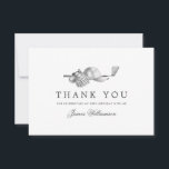Elegant Golf Theme 50th Birthday Dankeskarte<br><div class="desc">Eine schöne und elegante Dankeschön-Karte,  die speziell für einen 50. Geburtstag entworfen wurde. Es verfügt über ein Accessoire,  das aus einem Golfclub,  einem Golfball,  einem Hut und einem Golf besteht. Drei Zeilen werden für ein individuelles Dankeschön und den Namen des Geburtstagsfeiers zur Verfügung gestellt.</div>