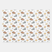 Elegant Golfer Geschenkpapier Set (Vorderseite 3)