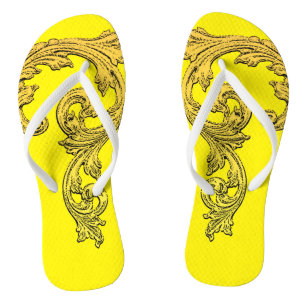 Elegant Goth Design Flip Flops Badesandalen