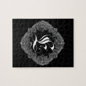 Elegant Goth Initial E Puzzle (Horizontal)