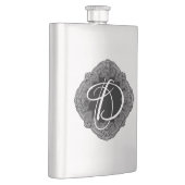 Elegant Goth Initial Flachmann (Rechts)