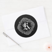 Elegant Goth Initial K Sticker (Umschlag)