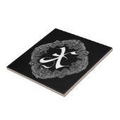 Elegant Goth Initial N Fliese (Seite)