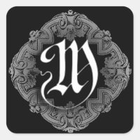 Elegant Goth Initial
