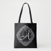 Elegant Goth Initial Tasche (Vorderseite)