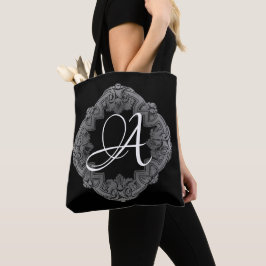 Elegant Goth Initial Tasche
